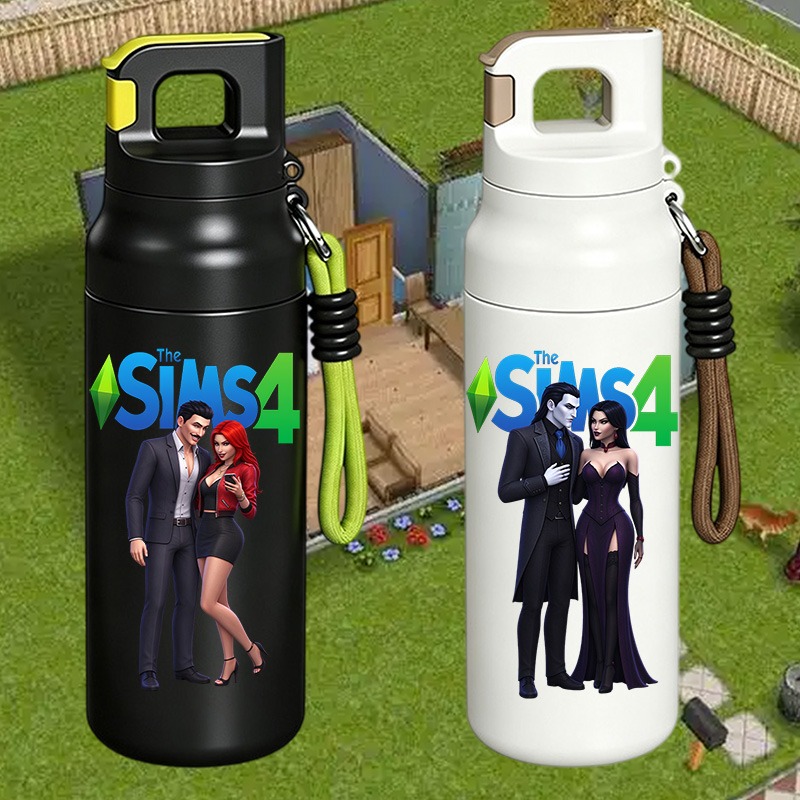 Sports Water Bottle Insulated - Garrafa térmica de aço inoxidável com