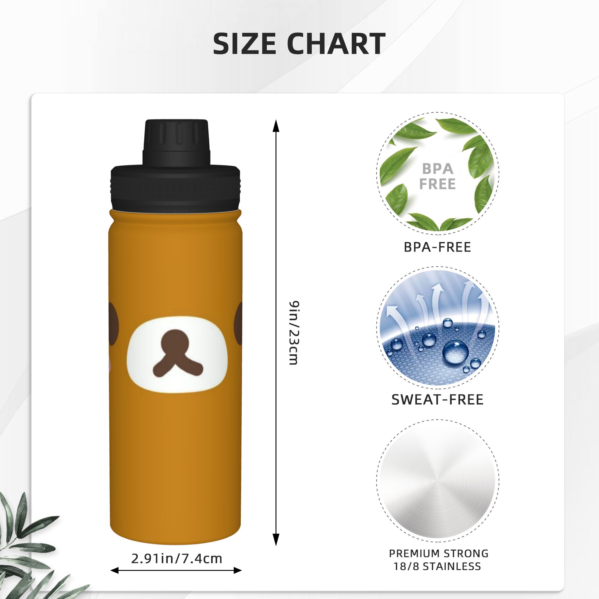 Garrafa Térmica Esportiva de A - Sports Water Bottle Insulated avaliação e preço