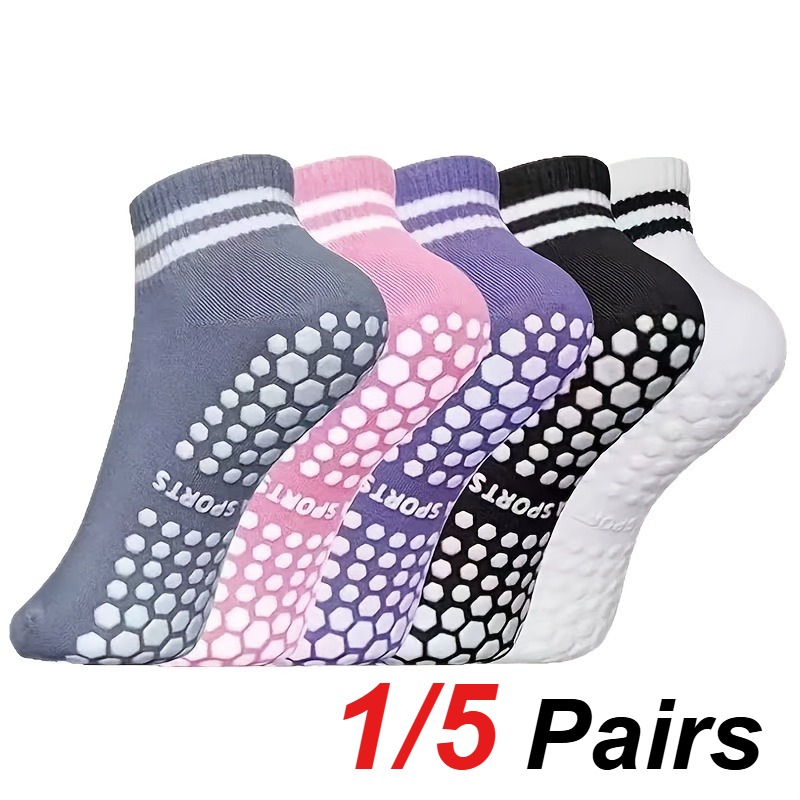1/5 Par de Meias de Silicone A - Yoga Mat avaliação e preço