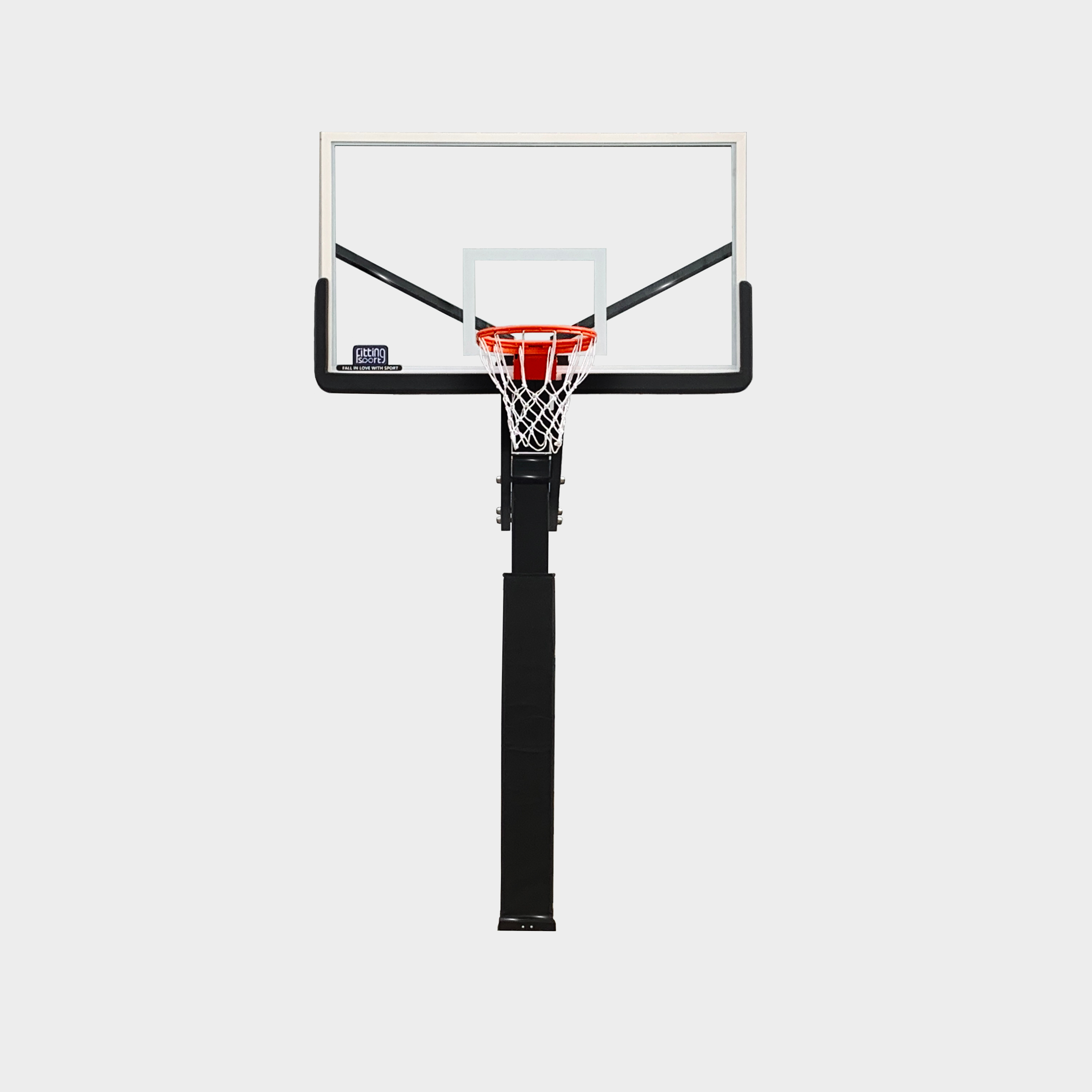 Aro de basquete externo com po - Basketball Hoop avaliação e preço
